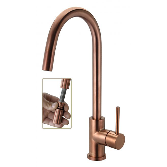 ADORA Imperia Flex U KV. armat.m/udtræk,Rose gold brus.
