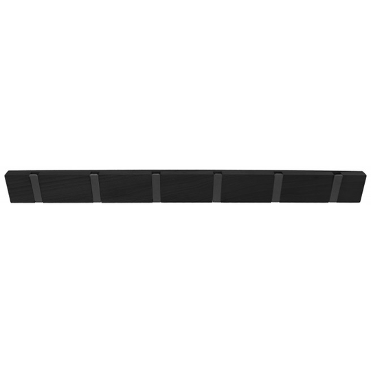 Home-it Knagerække 6 knager - FLEX - sort eg - 12724