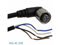 Følerkabel PUR M12 4-pin hun vinklet 5 meter XZCP1241L5