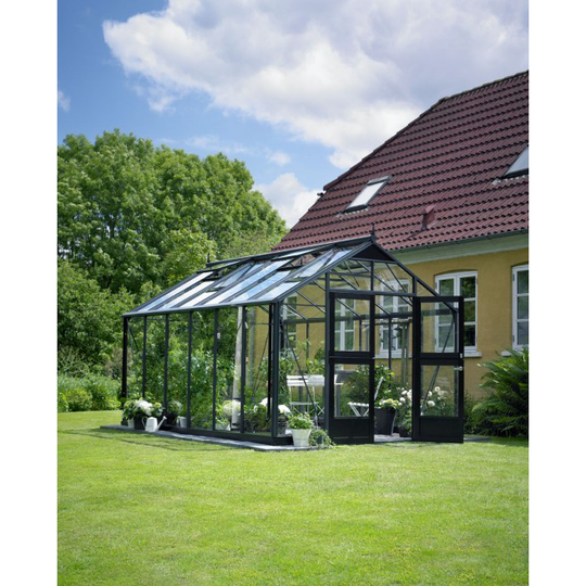 Juliana Premium 13,0 m² antracitgrå m/ 3 mm hærdet glas