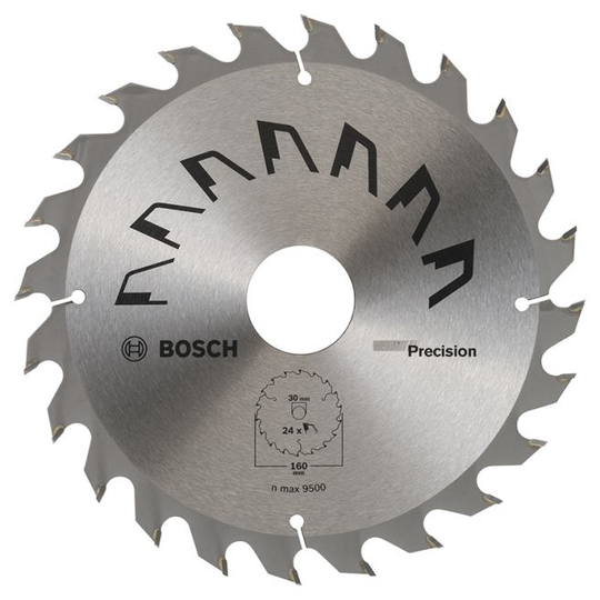 Bosch Rundsavsklinge Precision 160x2,5x30 Mm 24 Tdr - 2609256933