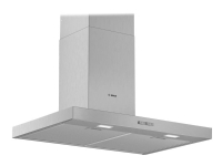 Bosch Serie | 2 DWB76BC50 - Hætte - skorsten flad - bredde: 75 cm - dybde: 50 cm - udtrækning og recirkulation (-) - rustfrit stål