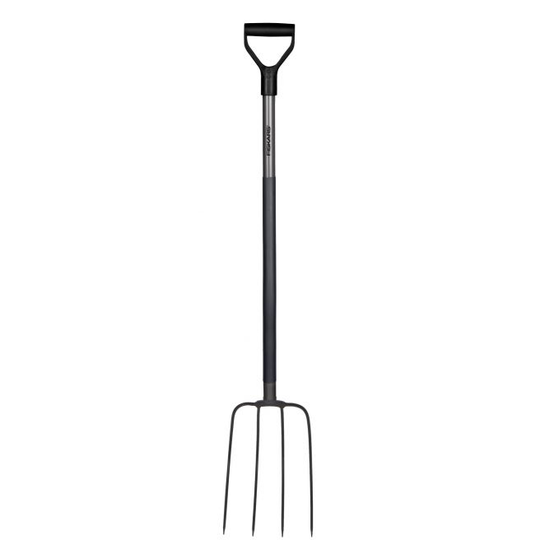 Fiskars Kompostgreb Ergonomic Grå