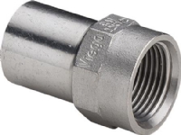 VIEGA Inox indstiksstykke 1/2x22 mm Inox, rustfri stål, nippel/muffe, SC-Contur