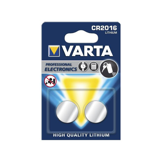 Varta Lithium Cell - CR2016 - 2pk.