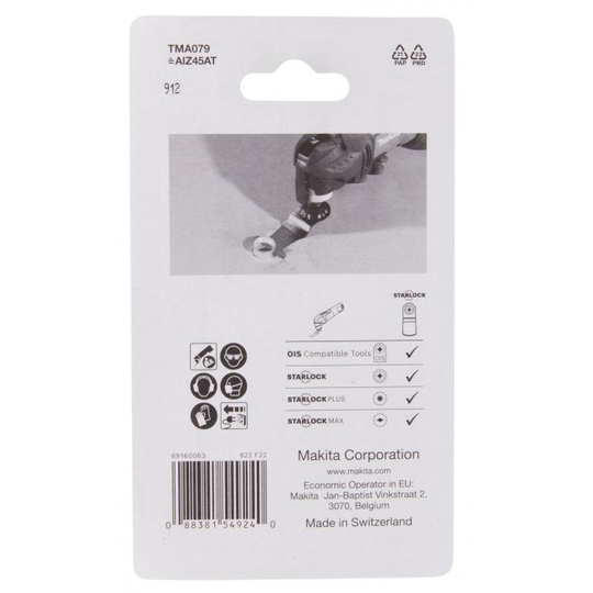 Makita Multicut Metal 45mm Aiz45at - B-69755