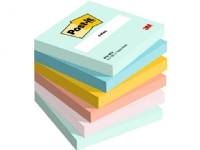 Sticky Notes Post-it® Beachside, 76 x 76 mm, ass. farver, pakke a 6 stk.