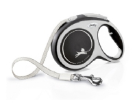 Flexi New Comfort L Tape 5 m Sort Hund Fleksibel hundesnor