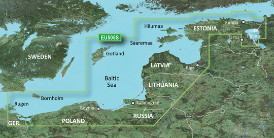 Bluechart g3 hxeu065r baltic sea, east coast