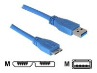Delock - USB-kabel - USB (han) til Micro-USB Type B (han) - USB 3.0 - 1 m