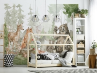 Skovens dyr tapet 243 x 305 cm (2022 model)