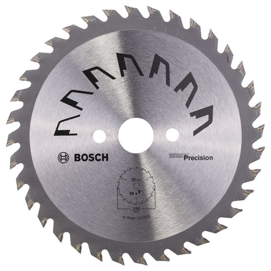Bosch Rundsavsklinge Precision 150x2x20/16mm T36 - 2609256853