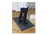 Måtte Matting Yoga PUR, arbejdspladsmåtte, 66 x 96 cm, antracit