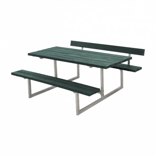 Plus Basic Bord/Bænkesæt m/1 ryglæn - 177 cm - ReTex - Grøn - 185811-31