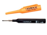 Dybhulspen sort Lyra Ink 15,5 cm inkl. hætte