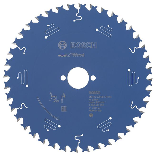 Bosch Rundsavsklinge 210x30x2.8mm 40t Exp Wood - 2608644059