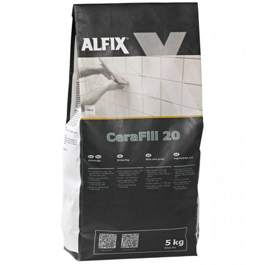 Alfix Cerafill 20 Klinkefuge Lysegrå - 5 Kg