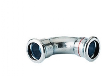 VSH bøjning 90° muffe/muffe 22 mm fz