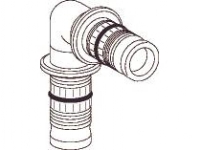 GEBERIT Mepla vinkel 90 gr. Ø 16 PVDF