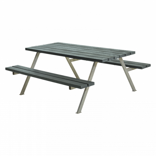 Plus Alpha Bord/Bænkesæt - 177 cm - ReTex - Grå - 187610-38
