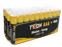 Tyzon AAA-alkaline batterier 40-pak