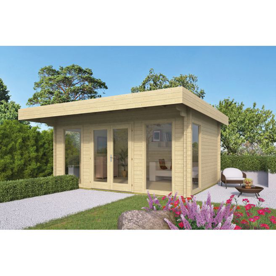 Oxnard Bjælkehytte - 44 mm - 400810N - 19 m²