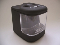 Blyantspidser bordmodel sort med batteri