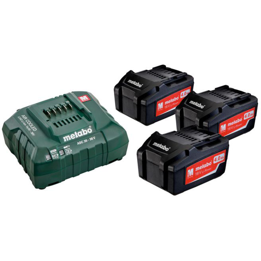 Metabo Basic-set 18 3x4,0 Asc 30-36 - 685049000