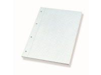 Blok A4 Bantex standard, kvadreret, hullet - (5 stk.)