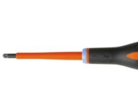 BAHCO ERGO LAUS skruetrækkere BE-8710S Pozidriv® PZ2 og ligekærv 6,0 klinge 100mm, håndtag 36x122 total længde 222mm