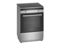 Siemens iQ300 HL9R4T050U - Komfur - fritstående - bredde: 60 cm - dybde: 60 cm - højde: 90 cm - med selv-rengøring - rustfrit stål