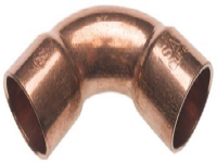 SANHA bøjning 90 gr. mf/mf 3/8 - kobberfittings til lodning. Industrikøl - 130 bar (CuFe)
