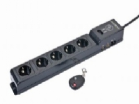 EnerGenie EG-SP5-TNCU6B-RM - Strømstødsbeskytter - AC 250 V - radio - output-stikforbindelser: 5 - Tyskland