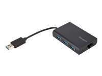 Targus - Hub - 3 x SuperSpeed USB 3.0 + 1 x 10/100/1000 - desktop