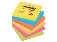 Post-it® notes 76x76 mm ass. neon farver 654TFEN - (6 stk.)
