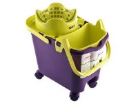 Spand Minimop med Hjul og Automatisk vrider,4 stk/krt