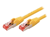 Nedis - Netværkskabel - RJ-45 (han) til RJ-45 (han) - 15 m - SFTP - CAT 6 - formet, rund - gul