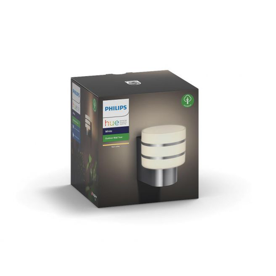 Philips Hue Tuar væglampe inox 1x9.5W 230V