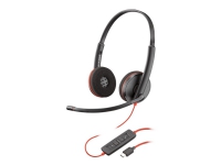 Poly Blackwire C3220 - 3200 Series - headset - på øret - kabling - USB-C - støjisolerende