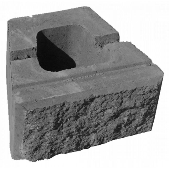 RBR Lock Block XL - 26x30x15 - Koks - Knæk Støttemur