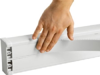 LEGRAND Endestykke Højde 50 mm bredde 130 mm Hvid ral 9010 plast