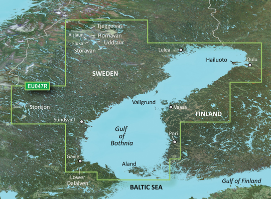 Bluechart g3 hxeu047r gulf of bothnia-kalix-grisslehamn