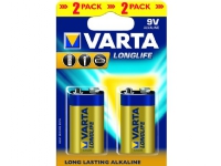 Varta batteri LONGLIFE 9V 2-PAK