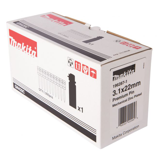 Makita Betonsøm 3,1x22mm C6+gaspatron - 196287-1