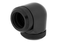 CORSAIR Hydro X Series XF Hardline 90° 14mm OD - Vinklet fitting til flydende kølesystem - sort (pakke med 2)
