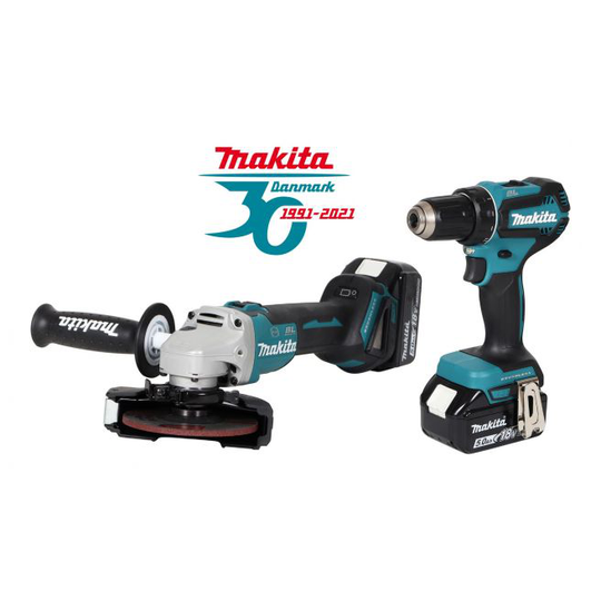 Makita Kombo-kit 18v 5,0ah - DLX2407TJ