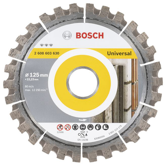 Bosch Diamantskive Best Universal 125x22,33mm - 2608603630