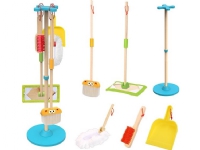 Tooky Toy TOOKY TOY Wooden Cleaning Kit for Children 6 el.