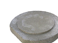 Betondæksel 315mm. u.arm. - med afskåret kant