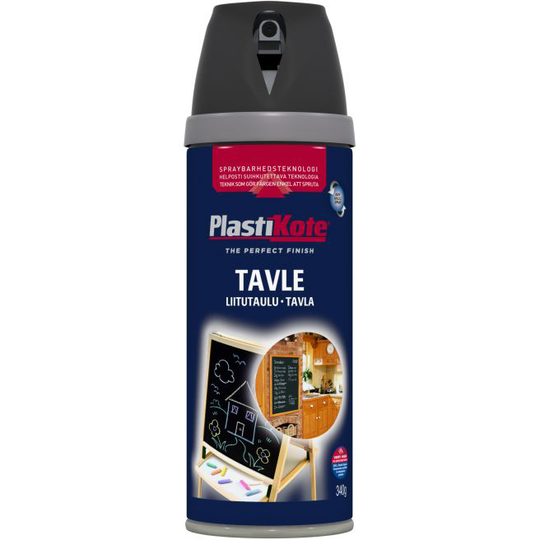 Plasti-kote Twist 26001 - Tavlelak Sort 400ml